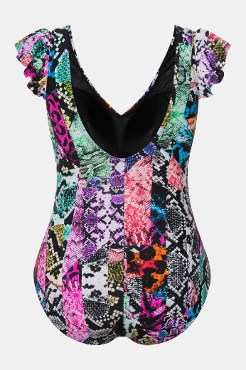 Moda za polnejše Kupaći kostim jednodijelni plus velikost, xxl, Ulla Popken in Johann Popken (JP1880)