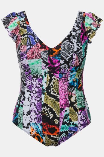 Moda za polnejše Kupaći kostim jednodijelni plus velikost, xxl, Ulla Popken in Johann Popken (JP1880)