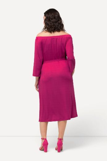 Moda za polnejše Haljina s izrezom 3/4 rukava plus velikost, xxl, Ulla Popken in Johann Popken (JP1880)
