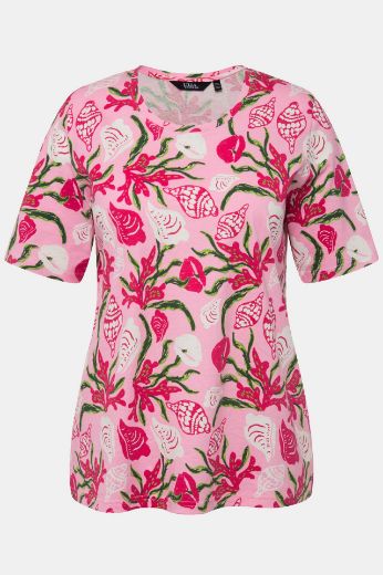 Moda za polnejše Majica kratkih rukava s uzorkom plus velikost, xxl, Ulla Popken in Johann Popken (JP1880)