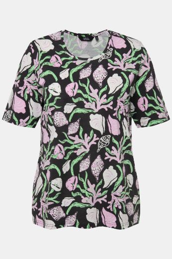 Moda za polnejše Majica kratkih rukava s uzorkom plus velikost, xxl, Ulla Popken in Johann Popken (JP1880)