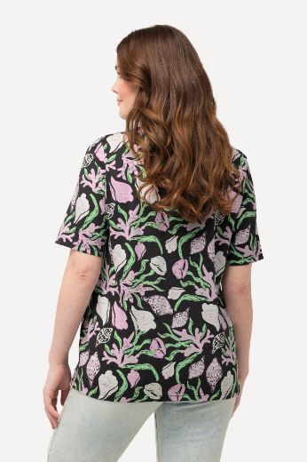 Moda za polnejše Majica kratkih rukava s uzorkom plus velikost, xxl, Ulla Popken in Johann Popken (JP1880)