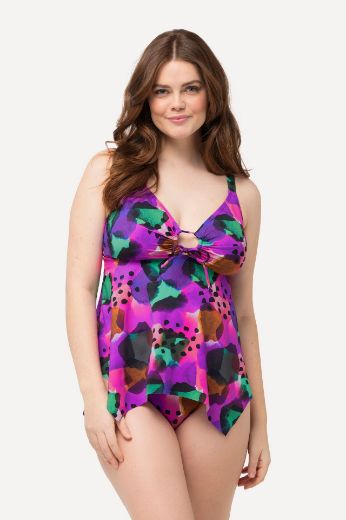 Moda za polnejše Kupaći kostim Tankini plus velikost, xxl, Ulla Popken in Johann Popken (JP1880)