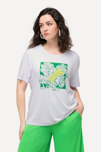 Moda za polnejše Majica kratkih rukava s cvjetnog printa plus velikost, xxl, Ulla Popken in Johann Popken (JP1880)
