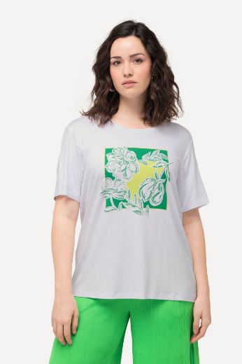 Moda za polnejše Majica kratkih rukava s cvjetnog printa plus velikost, xxl, Ulla Popken in Johann Popken (JP1880)