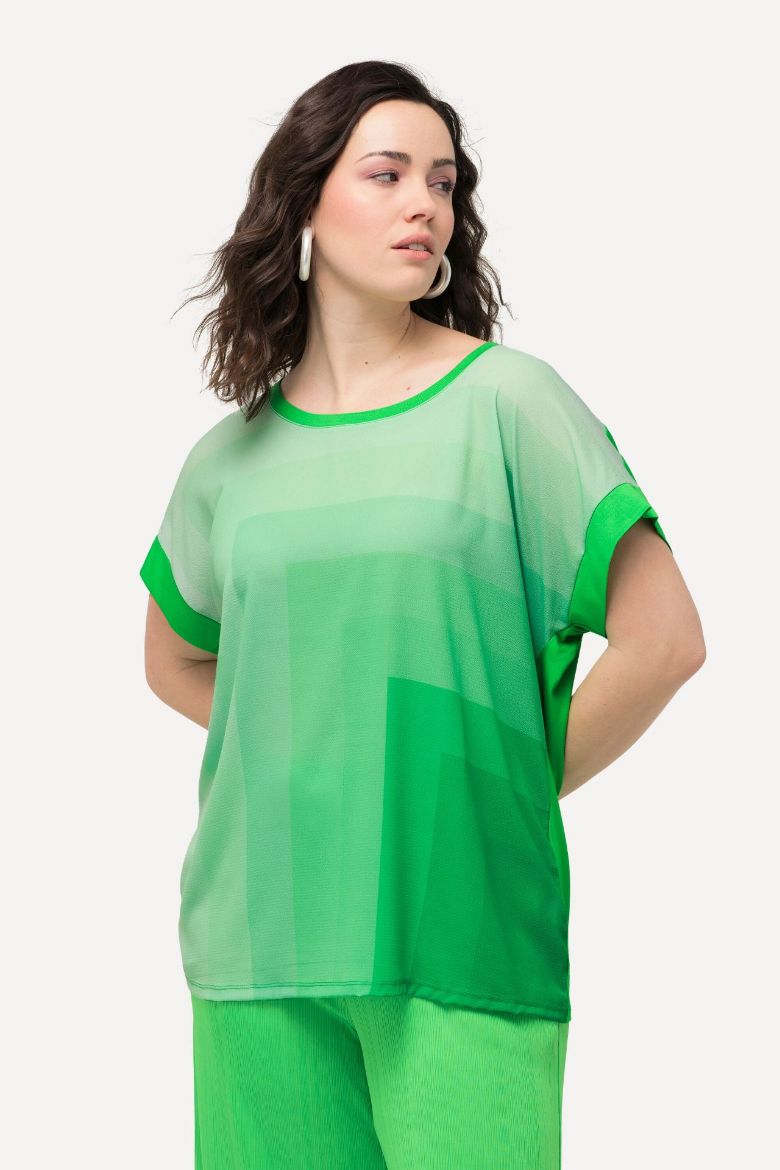 Moda za polnejše Majica kratkih rukava spuštenih ramena plus velikost, xxl, Ulla Popken in Johann Popken (JP1880)