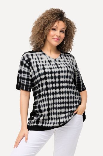 Moda za polnejše Majica s kratkim rukavima V izrez plus velikost, xxl, Ulla Popken in Johann Popken (JP1880)