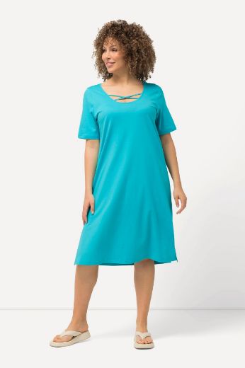 Moda za polnejše Haljina kratkih rukava A kroja plus velikost, xxl, Ulla Popken in Johann Popken (JP1880)