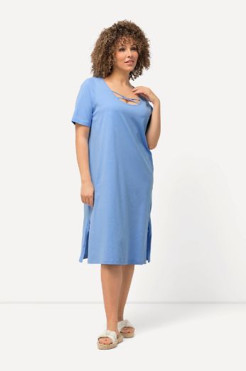 Moda za polnejše Haljina kratkih rukava A kroja plus velikost, xxl, Ulla Popken in Johann Popken (JP1880)
