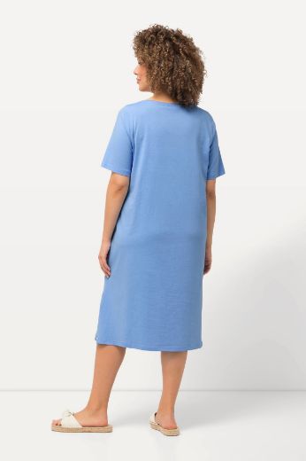 Moda za polnejše Haljina kratkih rukava A kroja plus velikost, xxl, Ulla Popken in Johann Popken (JP1880)