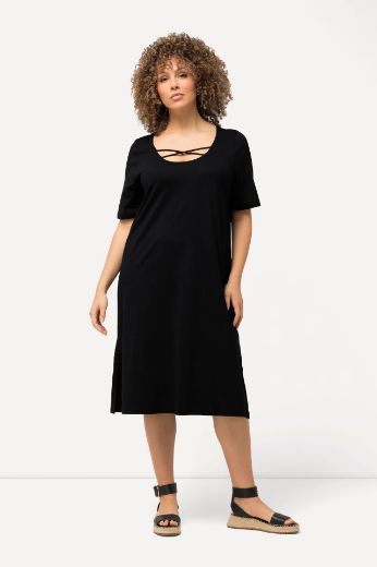 Moda za polnejše Haljina kratkih rukava A kroja plus velikost, xxl, Ulla Popken in Johann Popken (JP1880)