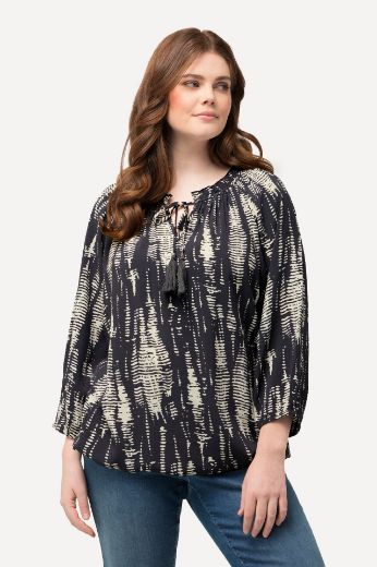 Moda za polnejše Bluza s 3/4 rukavima i elastičnim rubom plus velikost, xxl, Ulla Popken in Johann Popken (JP1880)