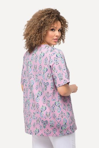 Moda za polnejše Majica kratkih rukava širokog A kroja V izrez plus velikost, xxl, Ulla Popken in Johann Popken (JP1880)