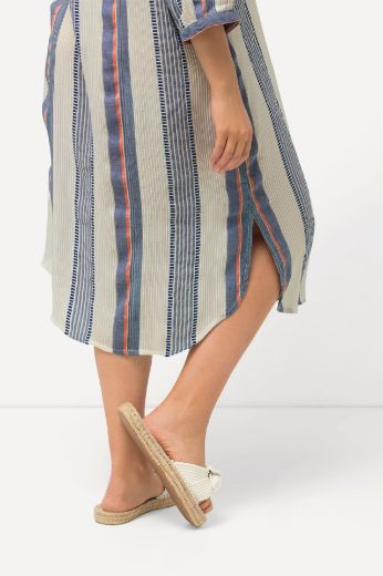 Moda za polnejše Haljina Kaftan s 3/4 rukavima V izrez plus velikost, xxl, Ulla Popken in Johann Popken (JP1880)