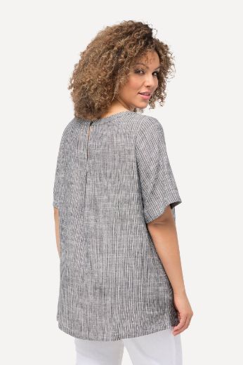 Moda za polnejše Bluza kratkih rukava, okrugli izrez plus velikost, xxl, Ulla Popken in Johann Popken (JP1880)