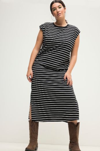 Moda za polnejše Haljina okruglog ovratnika šireg kroja plus velikost, xxl, Ulla Popken in Johann Popken (JP1880)