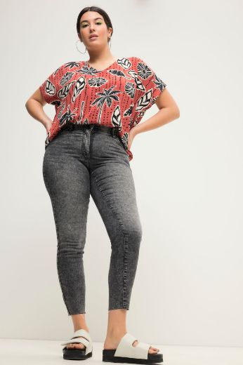 Moda za polnejše Traperice rezanih nogavica uski model plus velikost, xxl, Ulla Popken in Johann Popken (JP1880)