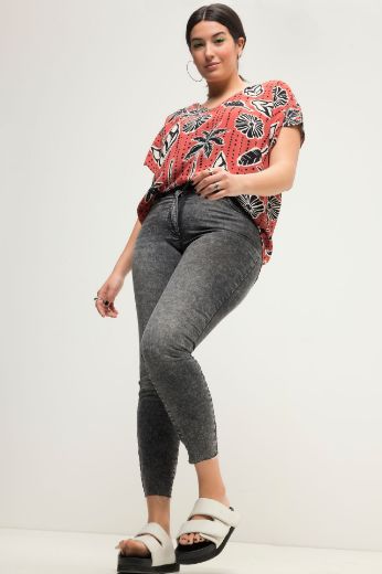 Moda za polnejše Traperice rezanih nogavica uski model plus velikost, xxl, Ulla Popken in Johann Popken (JP1880)