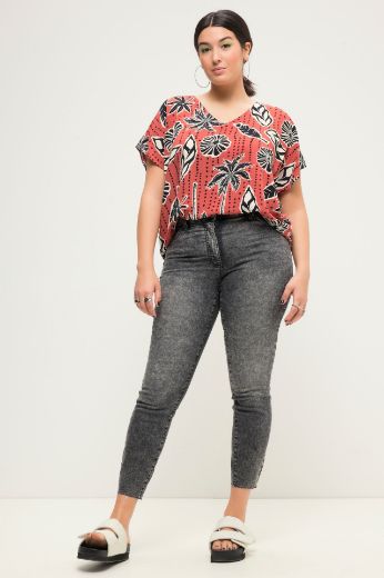 Moda za polnejše Traperice rezanih nogavica uski model plus velikost, xxl, Ulla Popken in Johann Popken (JP1880)