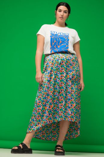 Moda za polnejše Suknja midi A kroja plus velikost, xxl, Ulla Popken in Johann Popken (JP1880)