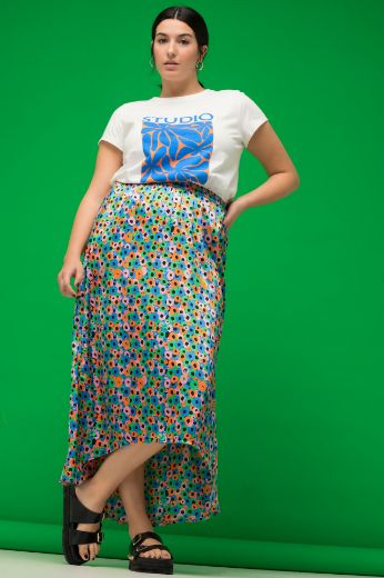 Moda za polnejše Suknja midi A kroja plus velikost, xxl, Ulla Popken in Johann Popken (JP1880)