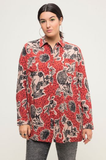Moda za polnejše Bluza dugih rukava plus velikost, xxl, Ulla Popken in Johann Popken (JP1880)