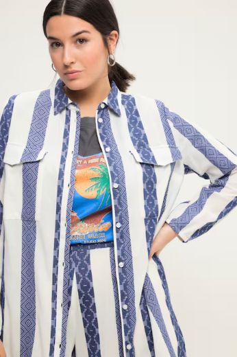 Moda za polnejše Bluza široki model plus velikost, xxl, Ulla Popken in Johann Popken (JP1880)