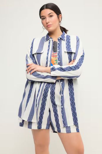 Moda za polnejše Bluza široki model plus velikost, xxl, Ulla Popken in Johann Popken (JP1880)