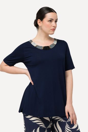 Moda za polnejše Majica kratkih rukava i ukrasnim ovratnikom plus velikost, xxl, Ulla Popken in Johann Popken (JP1880)