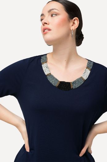 Moda za polnejše Majica kratkih rukava i ukrasnim ovratnikom plus velikost, xxl, Ulla Popken in Johann Popken (JP1880)