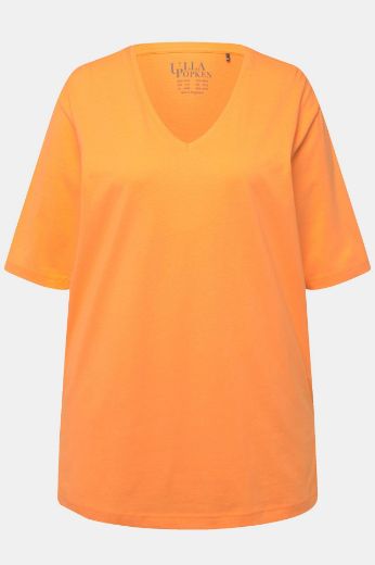 Moda za polnejše Majica V izrez Basic plus velikost, xxl, Ulla Popken in Johann Popken (JP1880)