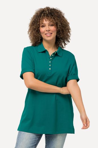 Moda za polnejše Majica Polo kratki rukavi plus velikost, xxl, Ulla Popken in Johann Popken (JP1880)