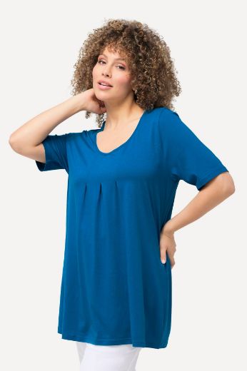 Moda za polnejše Majica s naborima duži model plus velikost, xxl, Ulla Popken in Johann Popken (JP1880)