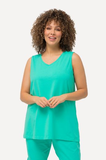 Moda za polnejše Top V ovratnik A kroja plus velikost, xxl, Ulla Popken in Johann Popken (JP1880)