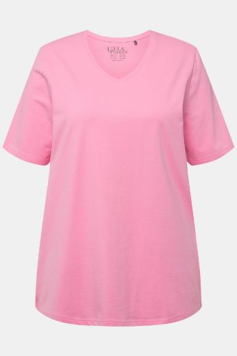 Moda za polnejše Majica V izreza A kroja kratkih rukava plus velikost, xxl, Ulla Popken in Johann Popken (JP1880)