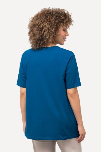Moda za polnejše Majica V izreza A kroja kratkih rukava plus velikost, xxl, Ulla Popken in Johann Popken (JP1880)