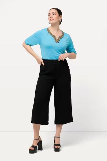 Moda za polnejše Hlače lagane šireg kroja nogavica plus velikost, xxl, Ulla Popken in Johann Popken (JP1880)