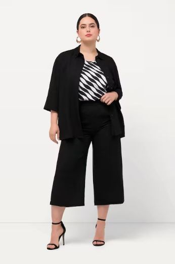 Moda za polnejše Hlače lagane šireg kroja nogavica plus velikost, xxl, Ulla Popken in Johann Popken (JP1880)