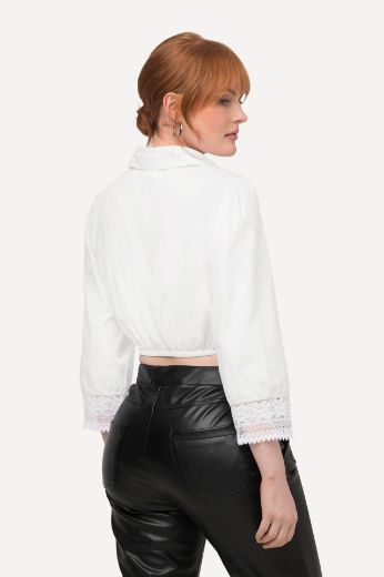 Moda za polnejše Bluza s 3/4 rukavima kratki model plus velikost, xxl, Ulla Popken in Johann Popken (JP1880)