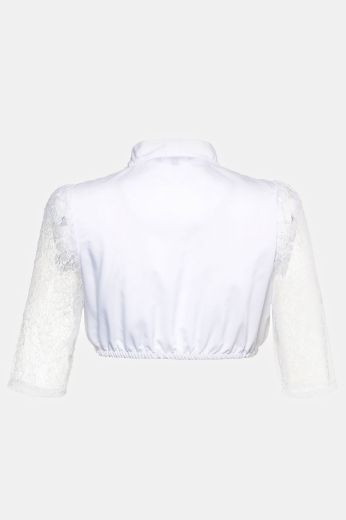 Moda za polnejše Bluza kratkih rukava s dodatkom čipke plus velikost, xxl, Ulla Popken in Johann Popken (JP1880)