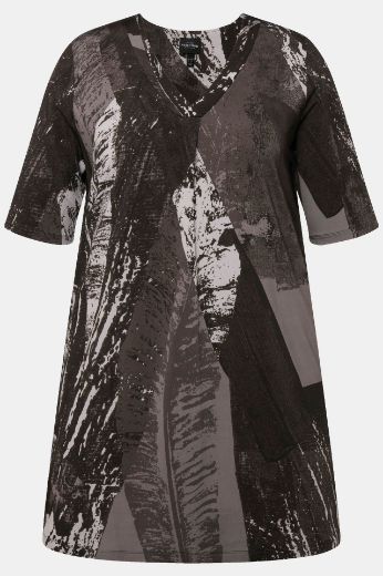 Moda za polnejše Tunika kratkih rukava V izreza plus velikost, xxl, Ulla Popken in Johann Popken (JP1880)