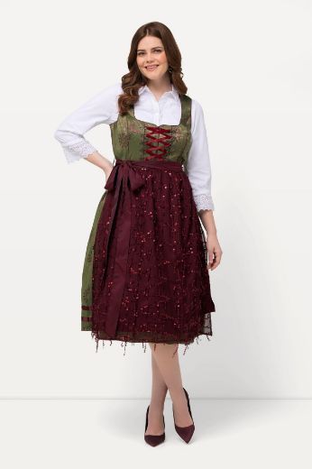 Moda za polnejše Haljina bez rukava s dodatkom pregače plus velikost, xxl, Ulla Popken in Johann Popken (JP1880)