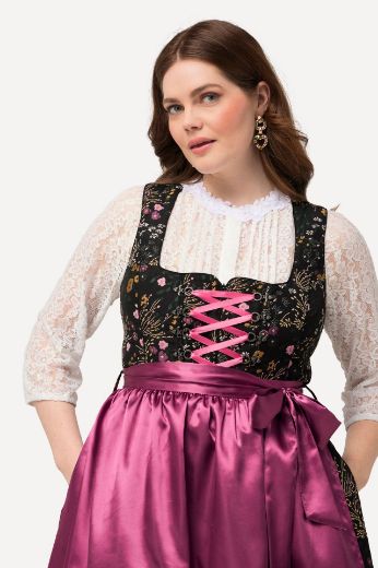 Moda za polnejše Haljina bez rukava s dodatkom pregače plus velikost, xxl, Ulla Popken in Johann Popken (JP1880)