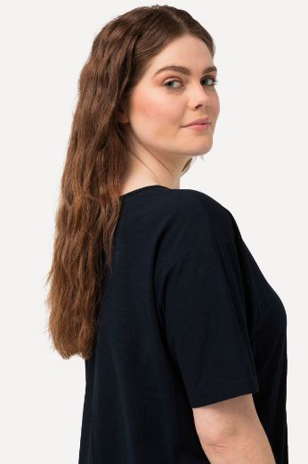 Moda za polnejše Majica kratkih rukava V izreza plus velikost, xxl, Ulla Popken in Johann Popken (JP1880)