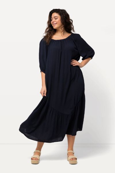 Slika Haljina kratkih rukava na volane