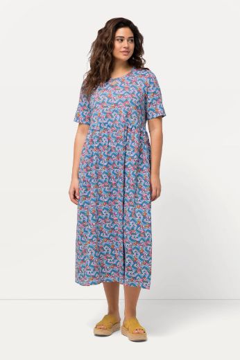 Moda za polnejše Haljina kratkih rukava A kroja plus velikost, xxl, Ulla Popken in Johann Popken (JP1880)