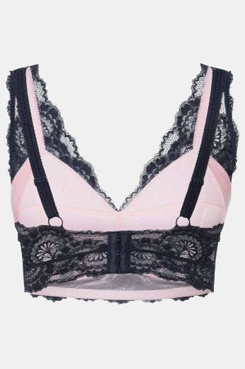 Moda za polnejše Grudnjak bez žica s dodatkom čipke plus velikost, xxl, Ulla Popken in Johann Popken (JP1880)