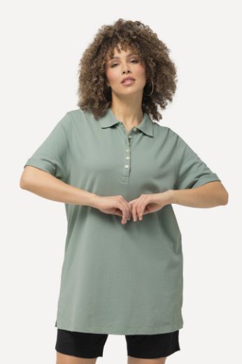 Moda za polnejše Majica Polo kratki rukavi plus velikost, xxl, Ulla Popken in Johann Popken (JP1880)