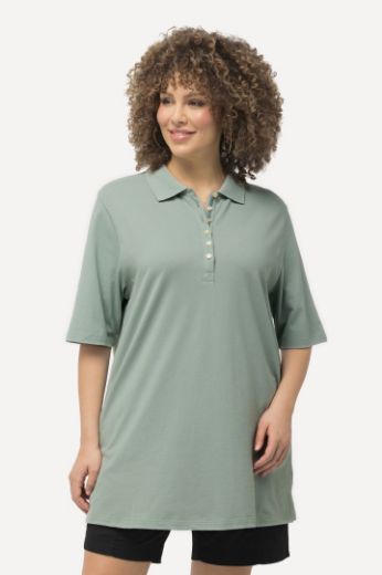 Moda za polnejše Majica Polo kratki rukavi plus velikost, xxl, Ulla Popken in Johann Popken (JP1880)