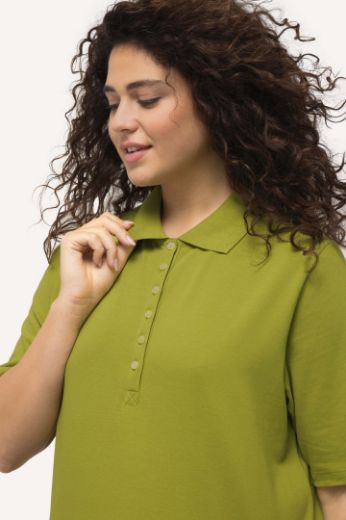 Moda za polnejše Majica Polo kratki rukavi plus velikost, xxl, Ulla Popken in Johann Popken (JP1880)